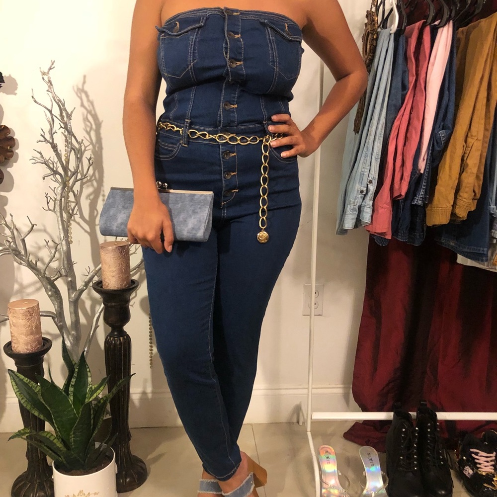 Vintage Y2K Guess Romper | Jean Overall |